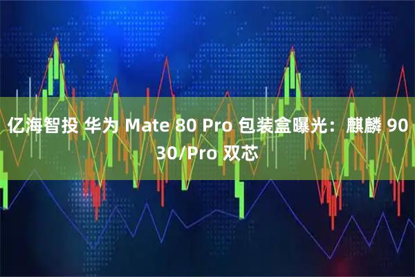 亿海智投 华为 Mate 80 Pro 包装盒曝光：麒麟 9030/Pro 双芯