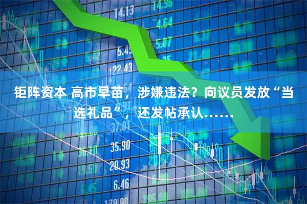 钜阵资本 高市早苗，涉嫌违法？向议员发放“当选礼品”，还发帖承认……